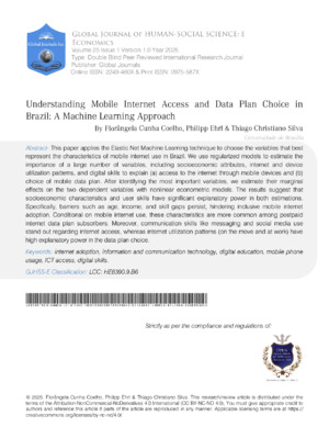 Understanding Mobile Internet Access and Data Plan Choice in Brazil: A Machine Learning Approach