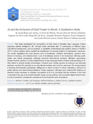 AI and the Inclusion of Deaf People in Brazil: A Qualitative Study