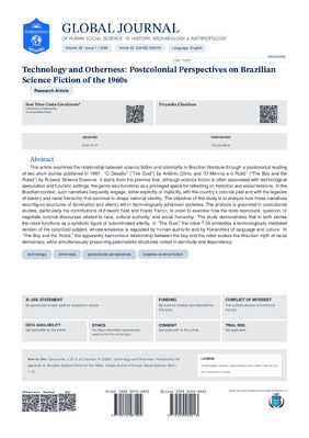 Technology and Otherness: Postcolonial Perspectives on Brazilian Science Fiction of the 1960s