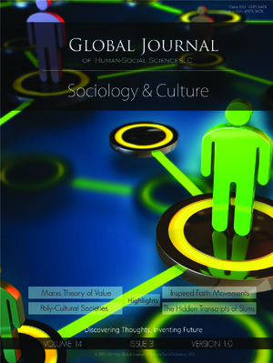 GJHSS-C Sociology & Sociology of culture: Volume 14 Issue C3