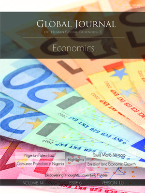 GJHSS-E Economics: Volume 14 Issue E6
