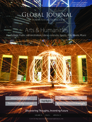 GJHSS-A Arts & Humanities: Volume 18 Issue A4