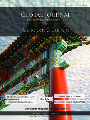 GJHSS-C Sociology & Sociology of culture: Volume 19 Issue C3