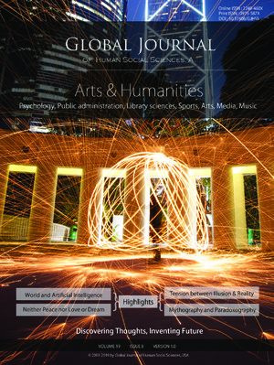 GJHSS-A Arts & Humanities: Volume 19 Issue A8