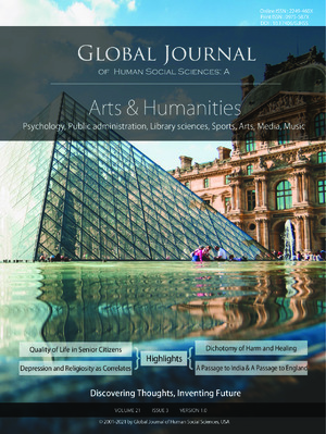 GJHSS-A Arts & Humanities: Volume 21 Issue A3