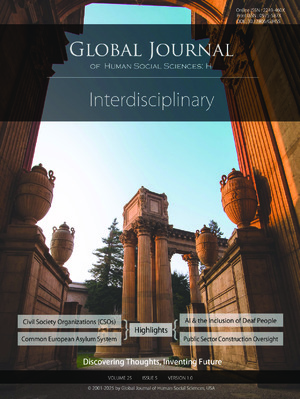 GJHSS-H Interdisciplinary: Volume 25 Issue H5