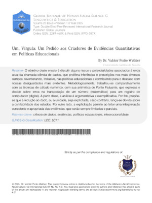 One with an Asterisk A Request to the Creators of Quantitative Evidence in Educational Policies