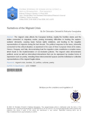 Narratives of the Migrant Crisis