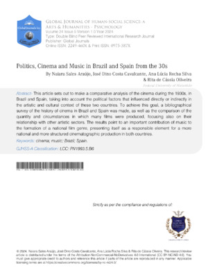  Politics, Cinema and Music in Brazil and Spain