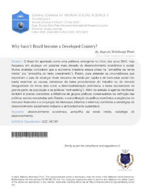 Why Hasn Brazil become