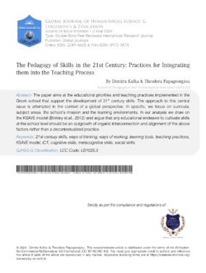 The Pedagogy of Skills in the 21st Century